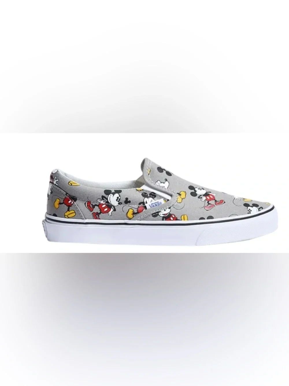 Vans x Disney Mickey Mouse classic  slip on shoes Sz 10 men